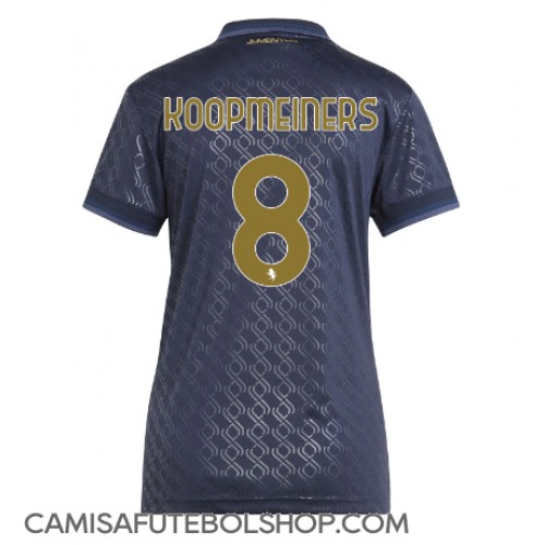 Camisa de time de futebol Juventus Teun Koopmeiners #8 Replicas 3º Equipamento Feminina 2024-25 Manga Curta